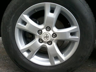 Wheel repair - after image